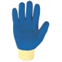 BETA Bezszwowe r�kawice z dzianiny poliestrowej z szorstk� pow�ok� latexow� model SK2102, Rozmiar: XL